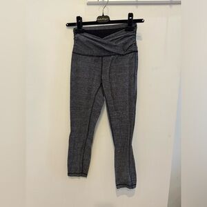 Lululemon Herringbone Rouched Waist Leggings